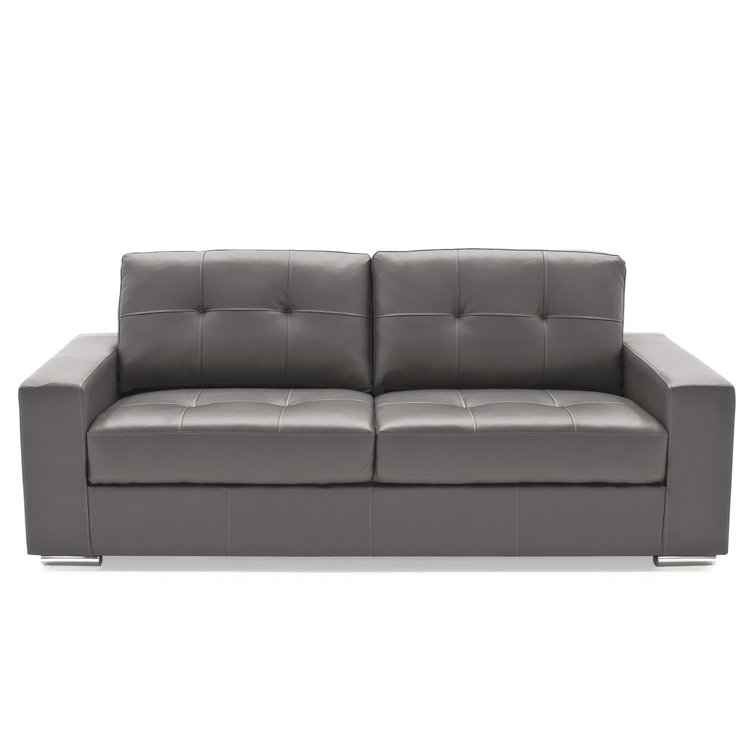 Latitude Run Toni Vegan Leather Sofa Wayfair.ie